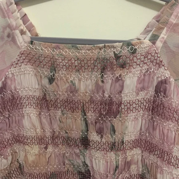 Floral Pink Dress - Picture 4 of 6